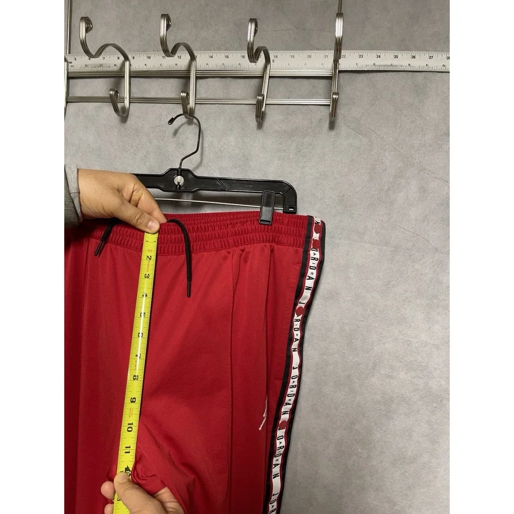 Nike Air Jordan Pants XL‎ Red Tear Away Snap Side Jumpman Track Dri Fit AJ1106